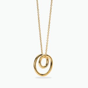 COLLAR ACERO DORADO